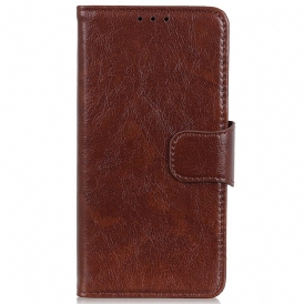Custodia in pelle Motorola Edge 40 Pro Crosta Di Nappa