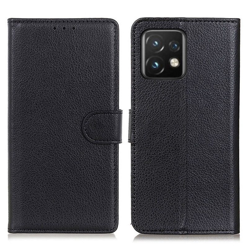 Custodia in pelle Motorola Edge 40 Pro Ecopelle Tradizionale