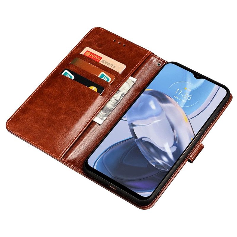 Custodia in pelle Motorola Edge 40 Pro Similpelle Idewei