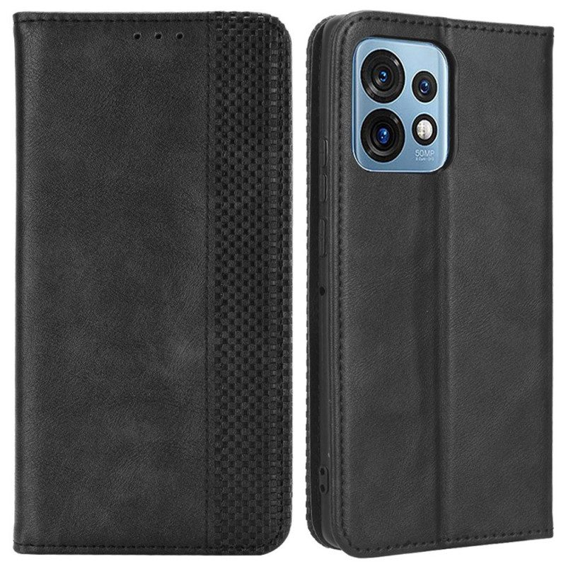 Folio Cover Motorola Edge 40 Pro Custodia in pelle Stilizzato