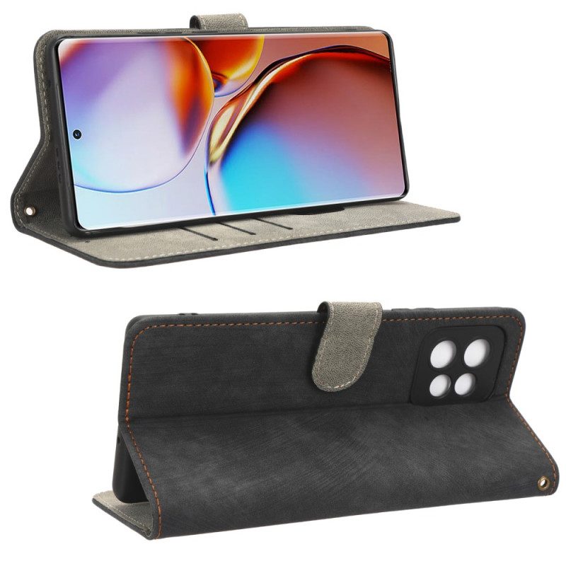 Folio Cover Motorola Edge 40 Pro Rfid Classico