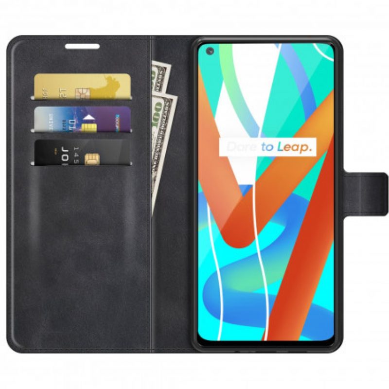 Custodia in pelle Realme 8 5G Ecopelle Sottile
