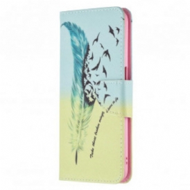 Custodia in pelle Realme 8 5G Impara A Volare