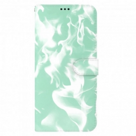 Custodia in pelle Realme 8 5G Modello Astratto