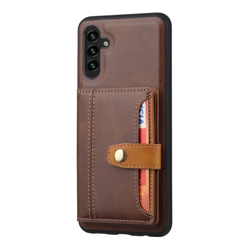 Cover Samsung Galaxy A34 5G Cinghia Di Supporto Per Porta Carte