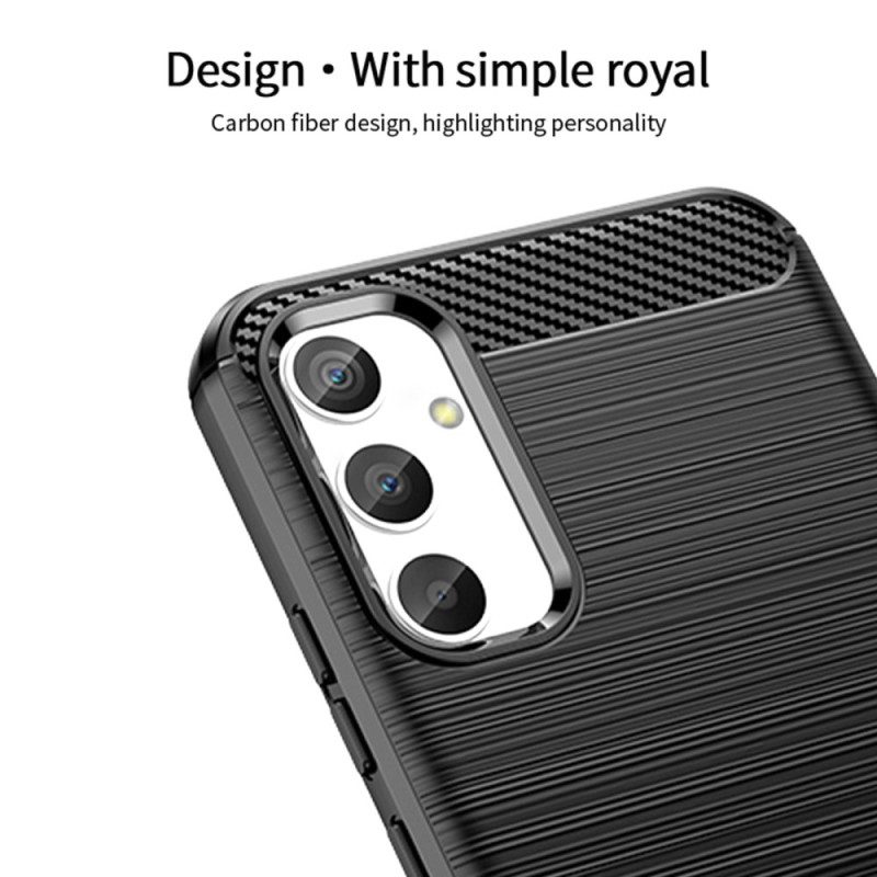 Cover Samsung Galaxy A34 5G Fibra Di Carbonio Spazzolata Mofi