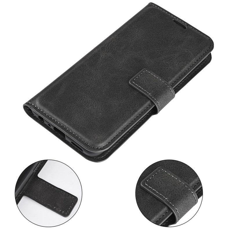 Custodia in pelle Samsung Galaxy A34 5G Cuciture Fini