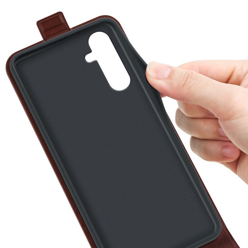 Custodia in pelle Samsung Galaxy A34 5G Folio Cover Aletta Verticale