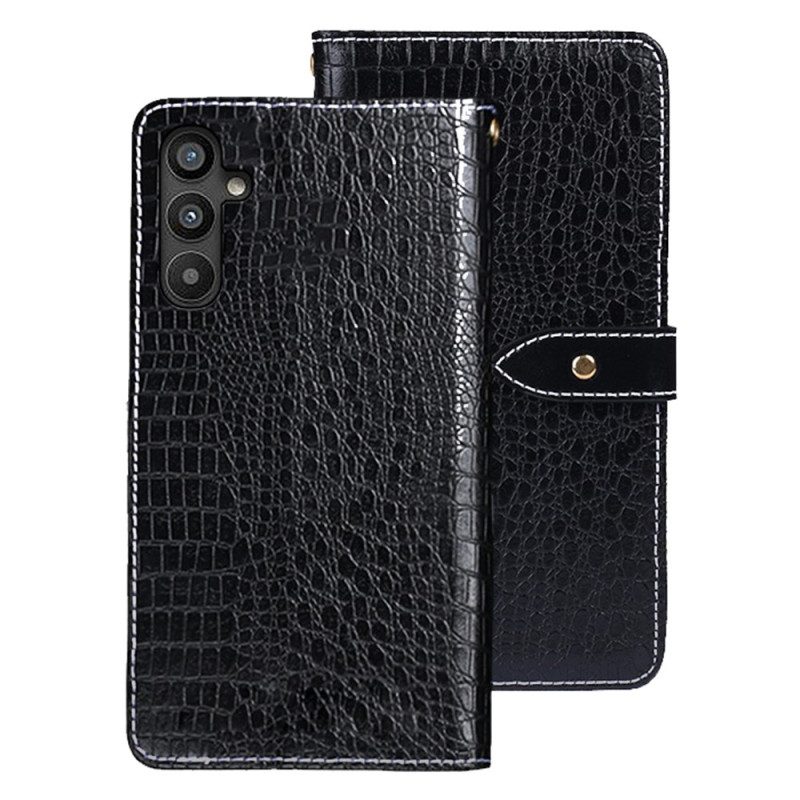 Custodia in pelle Samsung Galaxy A34 5G Idewei Coccodrillo