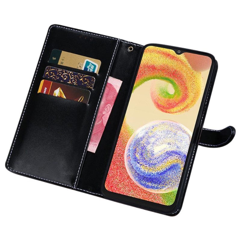 Custodia in pelle Samsung Galaxy A34 5G Idewei Coccodrillo