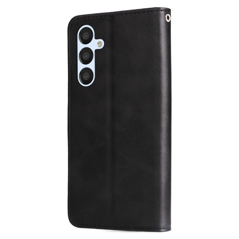 Custodia in pelle Samsung Galaxy A34 5G Portafoglio