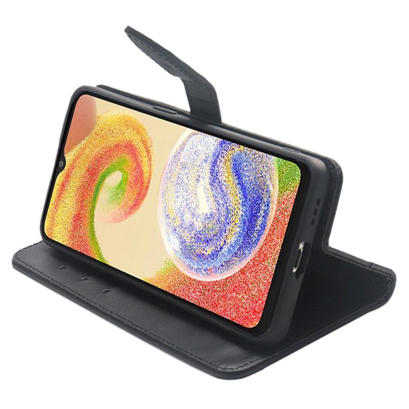 Custodia in pelle Samsung Galaxy A34 5G Rivetti E Cinturino Idewei