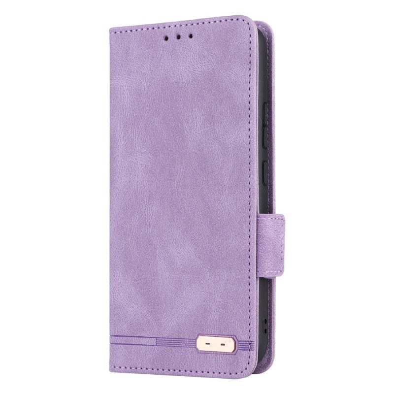 Folio Cover Samsung Galaxy A34 5G Custodia in pelle Disegno D'epoca