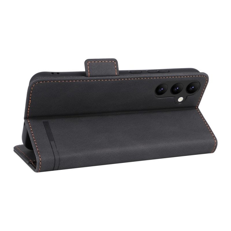 Folio Cover Samsung Galaxy A34 5G Custodia in pelle Disegno D'epoca