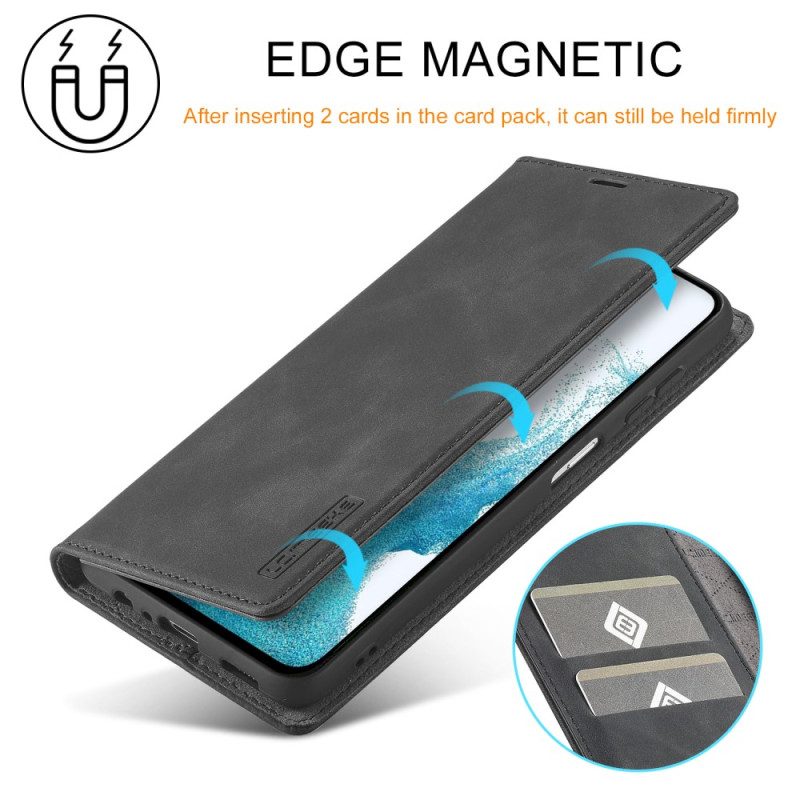 Folio Cover Samsung Galaxy A34 5G Custodia in pelle Lc.imeeke Effetto Pelle