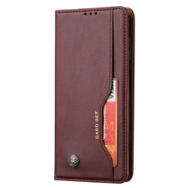 Folio Cover Samsung Galaxy A34 5G Custodia in pelle Portacarte In Ecopelle