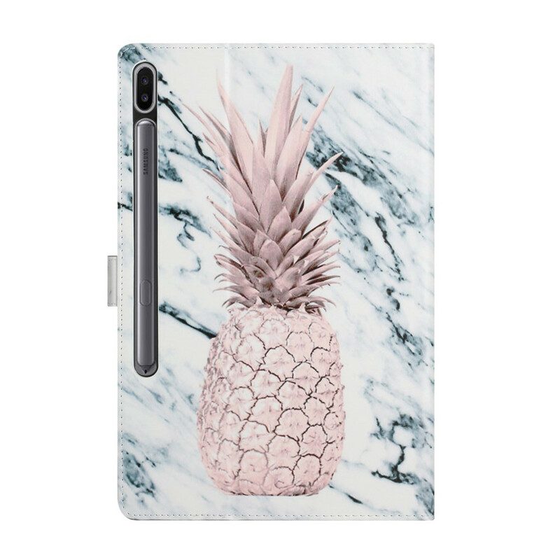 Custodia in pelle Samsung Galaxy Tab S8 Plus / Tab S7 Plus Ananas