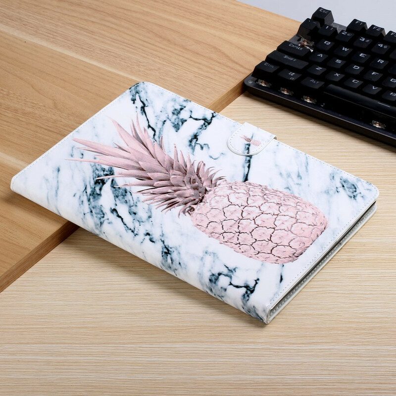 Custodia in pelle Samsung Galaxy Tab S8 Plus / Tab S7 Plus Ananas