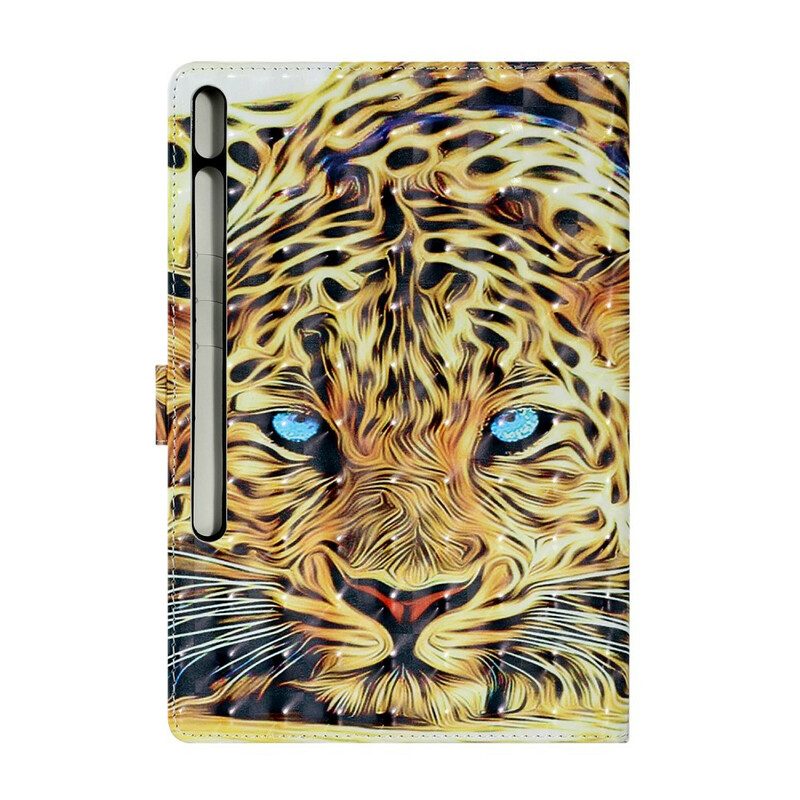 Custodia in pelle Samsung Galaxy Tab S8 Plus / Tab S7 Plus Arte Della Tigre