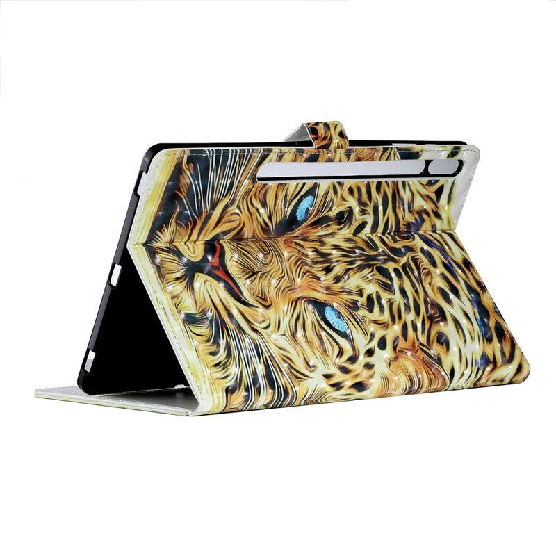 Custodia in pelle Samsung Galaxy Tab S8 Plus / Tab S7 Plus Arte Della Tigre