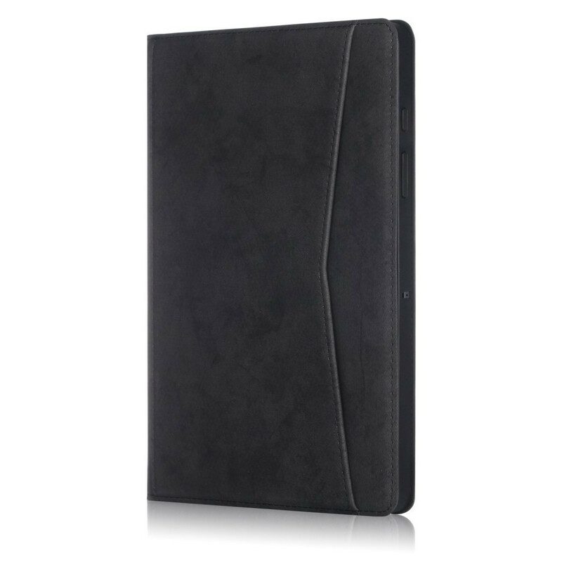 Custodia in pelle Samsung Galaxy Tab S8 Plus / Tab S7 Plus Effetto Pelle Da Lavoro