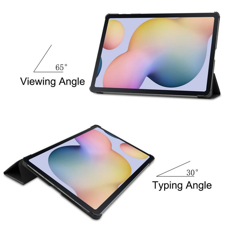 Custodia Samsung Galaxy Tab S8 Plus / Tab S7 Plus Portapenne A Tre Pieghe