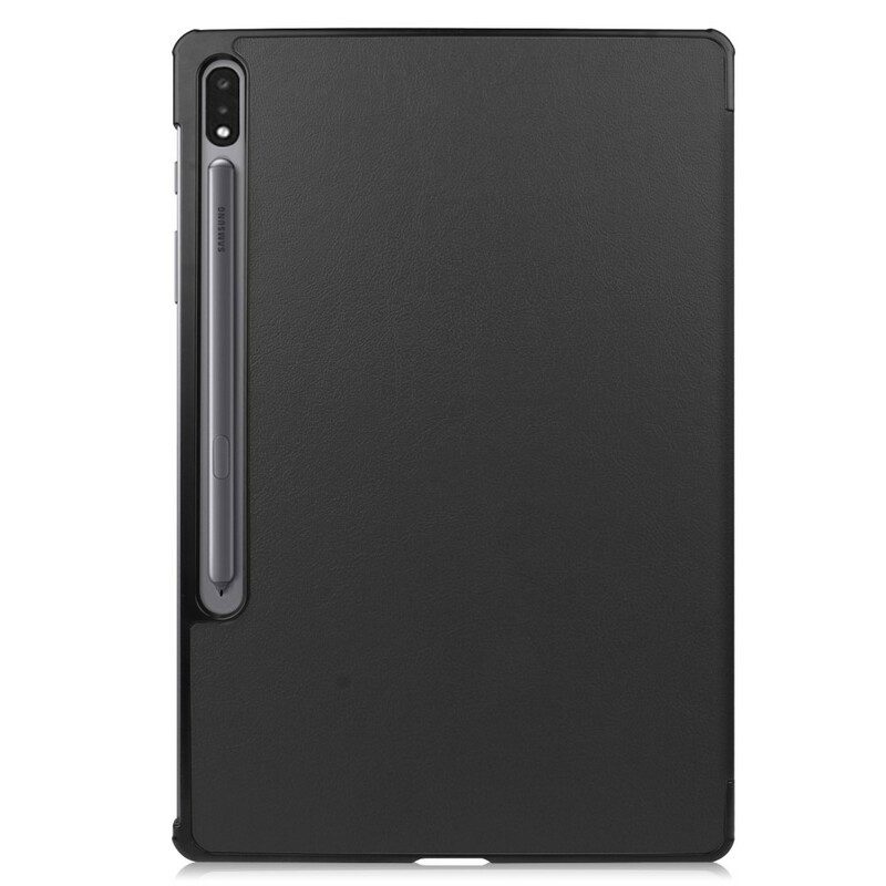 Custodia Samsung Galaxy Tab S8 Plus / Tab S7 Plus Portapenne A Tre Pieghe