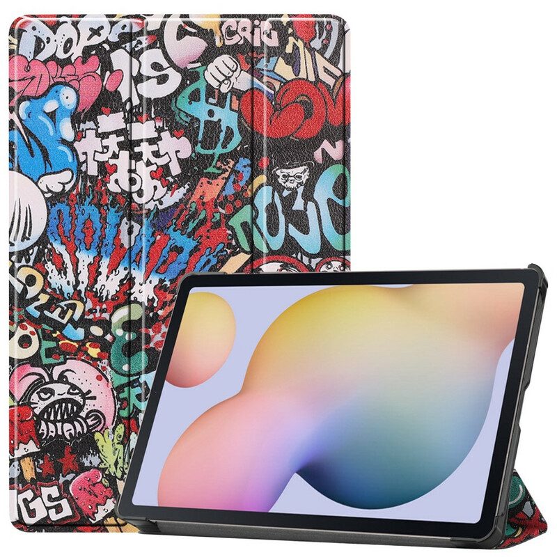 Custodia Samsung Galaxy Tab S8 Plus / Tab S7 Plus Portapenne Graffiti