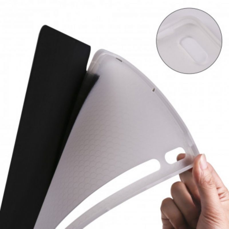 Custodia Samsung Galaxy Tab S8 Plus / Tab S7 Plus Silicone E Finta Pelle