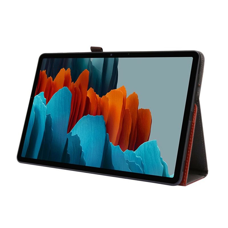 Folio Cover Samsung Galaxy Tab S8 Plus / Tab S7 Plus 2 Persiane In Ecopelle