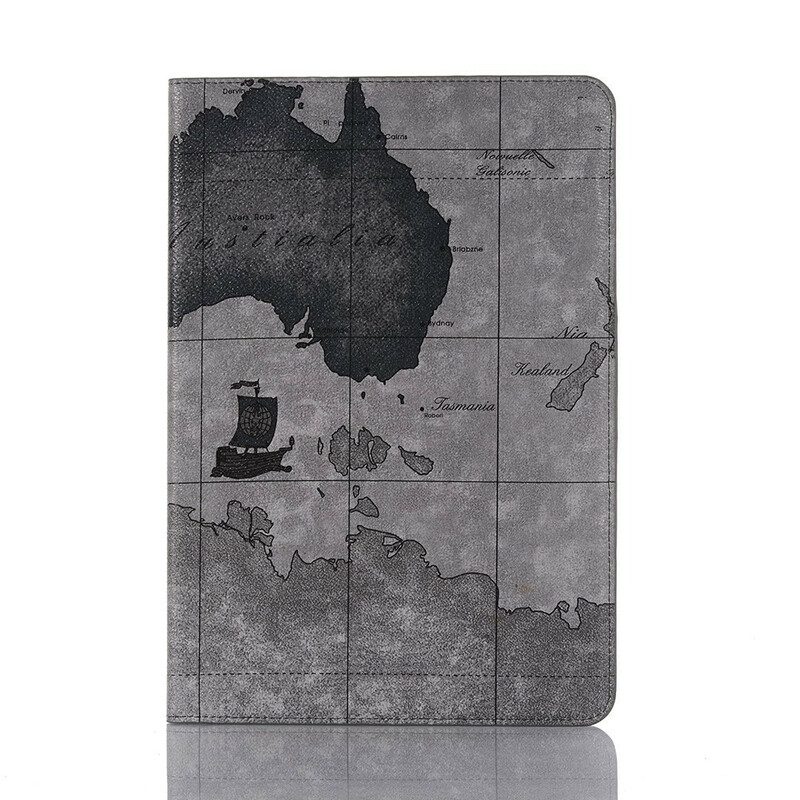 Folio Cover Samsung Galaxy Tab S8 Plus / Tab S7 Plus Mappa Del Mondo