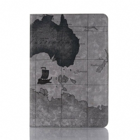 Folio Cover Samsung Galaxy Tab S8 Plus / Tab S7 Plus Mappa Del Mondo