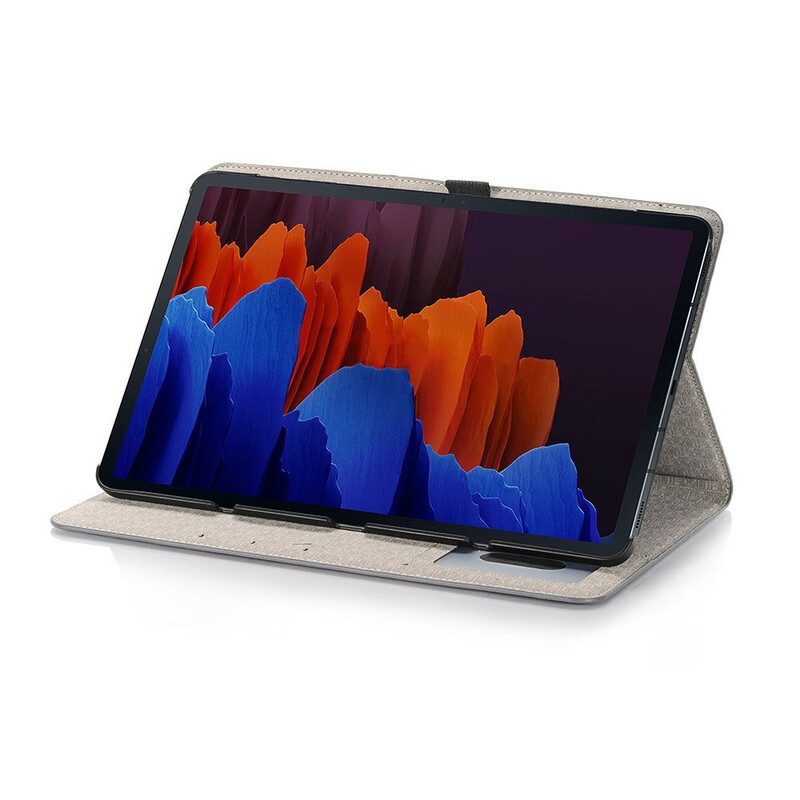 Folio Cover Samsung Galaxy Tab S8 Plus / Tab S7 Plus Mappa Del Mondo