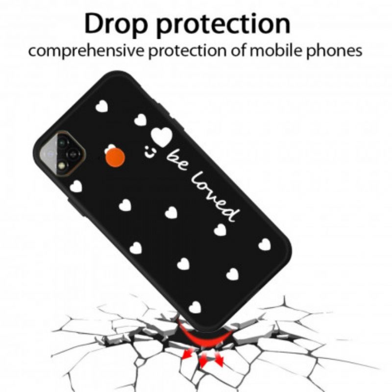 Cover Xiaomi Redmi 9C Cuore In Silicone Be Loved