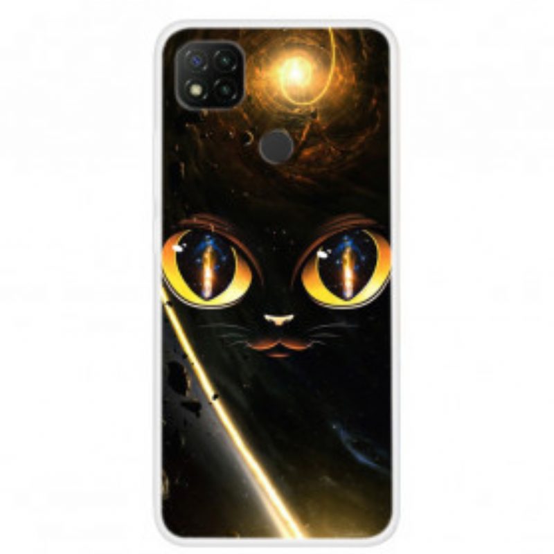 Cover Xiaomi Redmi 9C Gatto Galassia