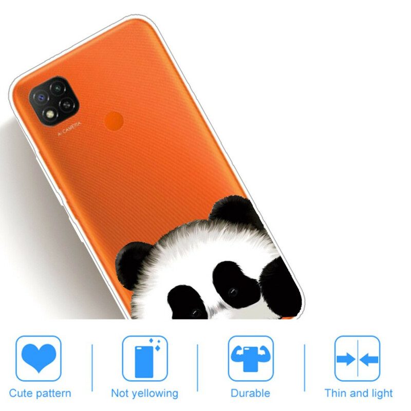Cover Xiaomi Redmi 9C Panda Senza Soluzione Di Continuità