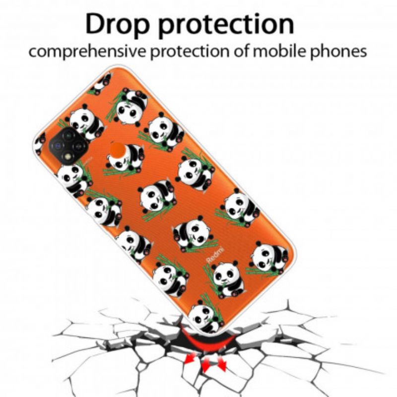 Cover Xiaomi Redmi 9C Piccoli Panda