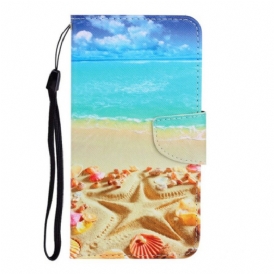 Custodia in pelle Xiaomi Redmi 9C Spiaggia Del Cordino