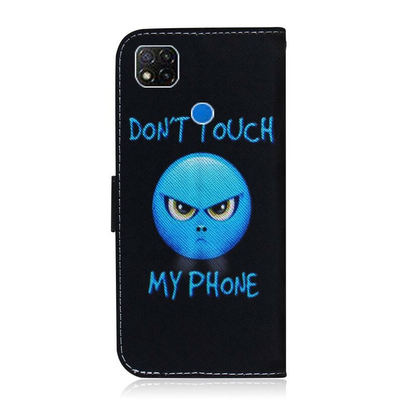 Custodia in pelle Xiaomi Redmi 9C Telefono Emoji