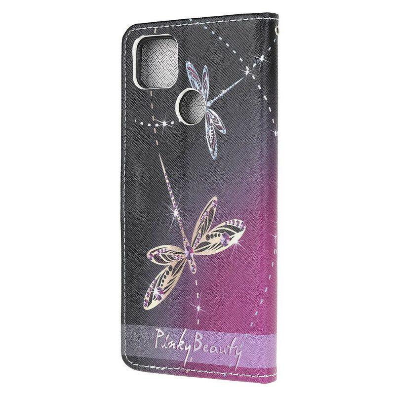 Folio Cover Xiaomi Redmi 9C Libellule Strappy