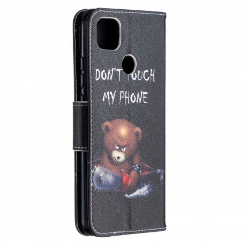 Folio Cover Xiaomi Redmi 9C Orso Pericoloso