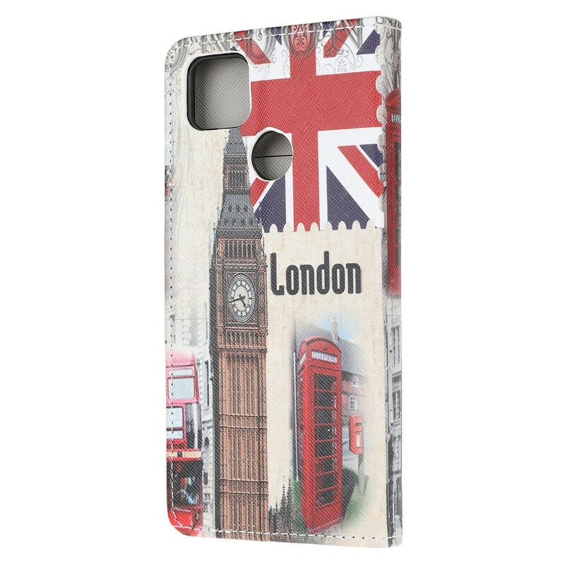 Folio Cover Xiaomi Redmi 9C Vita Londinese