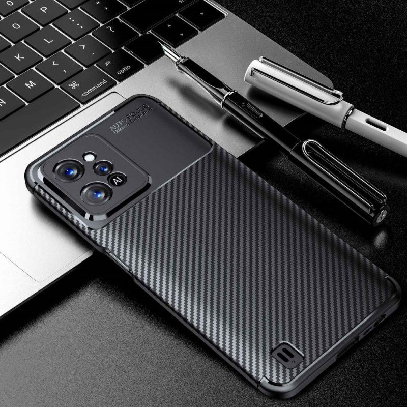 Cover Realme C31 Tubo In Fibra Di Carbonio