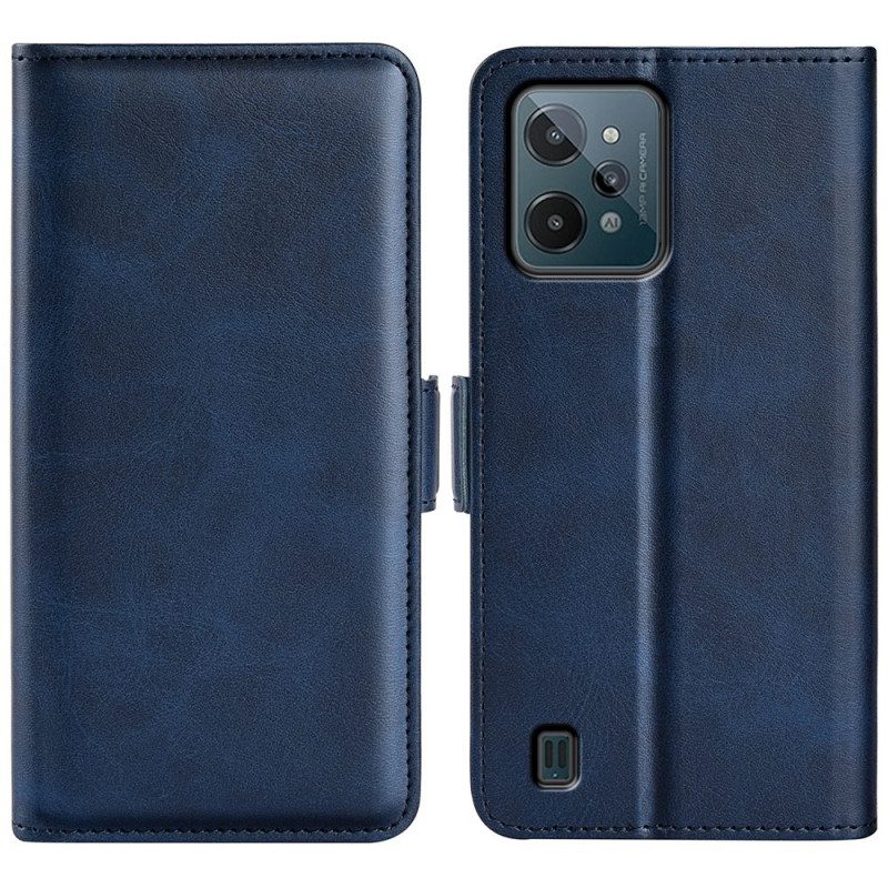 Custodia in pelle Realme C31 Ecopelle Classica