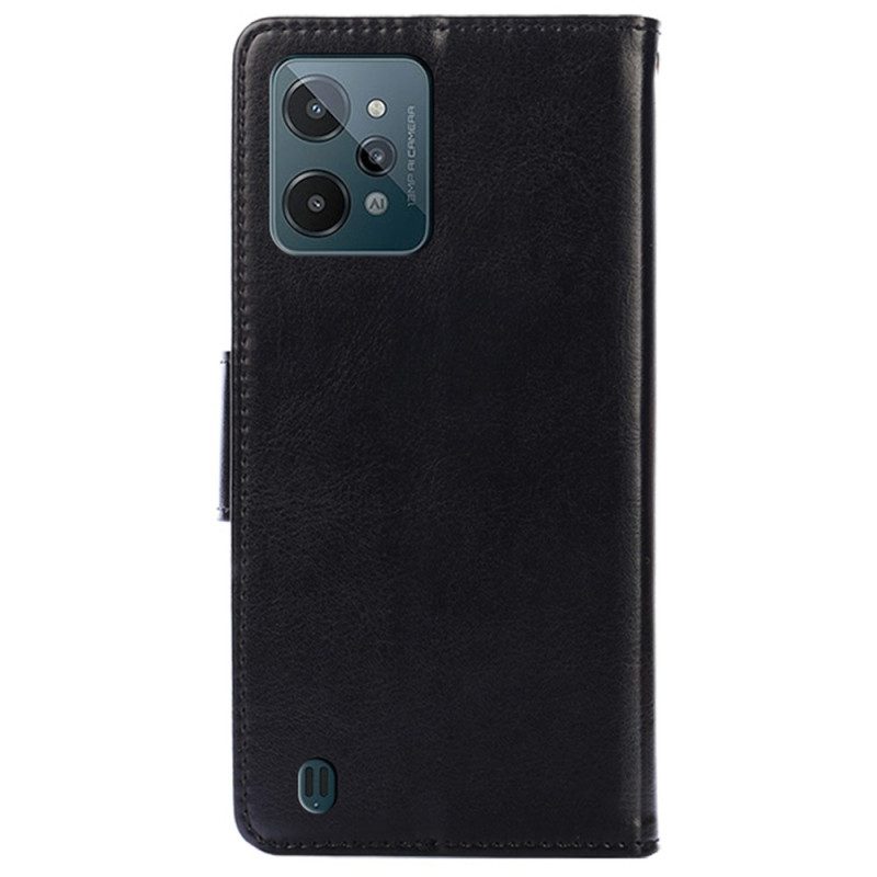 Custodia in pelle Realme C31 Ecopelle Vintage