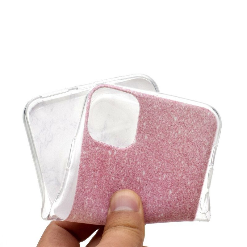 Cover iPhone 11 Pro Max Marmo Magenta
