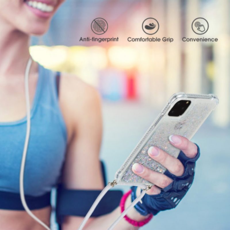 Cover iPhone 11 Pro Max Paillettes E Coulisse
