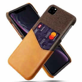 Cover iPhone 11 Pro Max Titolare Della Carta Ksq