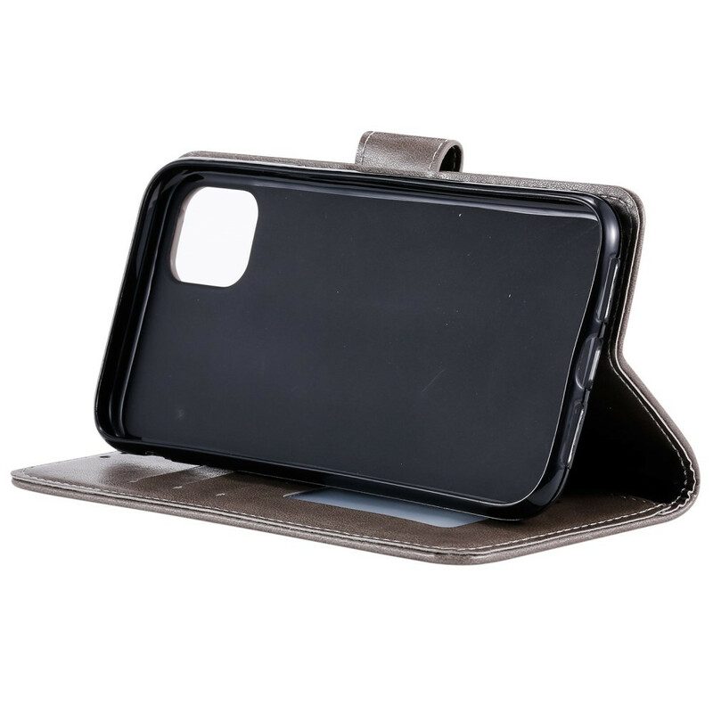Custodia in pelle iPhone 11 Pro Max Mandala Del Sole