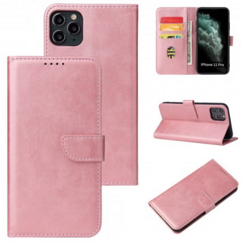 Custodia in pelle iPhone 11 Pro Max Stile Vintage In Pelle